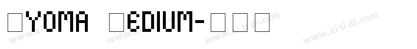 Vyoma Medium字体转换